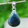 BLOOD AGATE G - BLD995- FANTASTIC BLOOD AGATE GEMSTONE WOMEN PENDANTS MADE IN 92