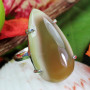 IMPERIAL JASPER E - DIJ992- NATURAL IMPERIAL JASPER GEMSTONE BEAUTIFUL DESIGNER RING