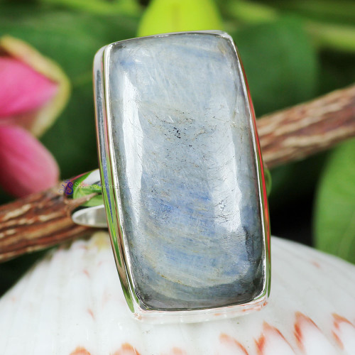 KYNITE CAB D - KNT994- 925 STERLING SILVER KYNITE CAB GEMSTONE BEAUTIFUL RINGS