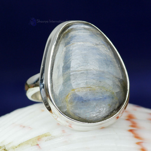 KYNITE CAB H - KNT994- 925 STERLING SILVER KYNITE CAB GEMSTONE BEAUTIFUL RINGS