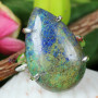 AZURITE D - ASD987- 925 STERLING SILVER AZURITE GEMSTONE RINGS BEAUTIFUL DES