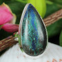 AZURITE I - ASD985- AZURITE GEMSTONE EXCLUSIVE RINGS MADE IN 925 STERLING SI