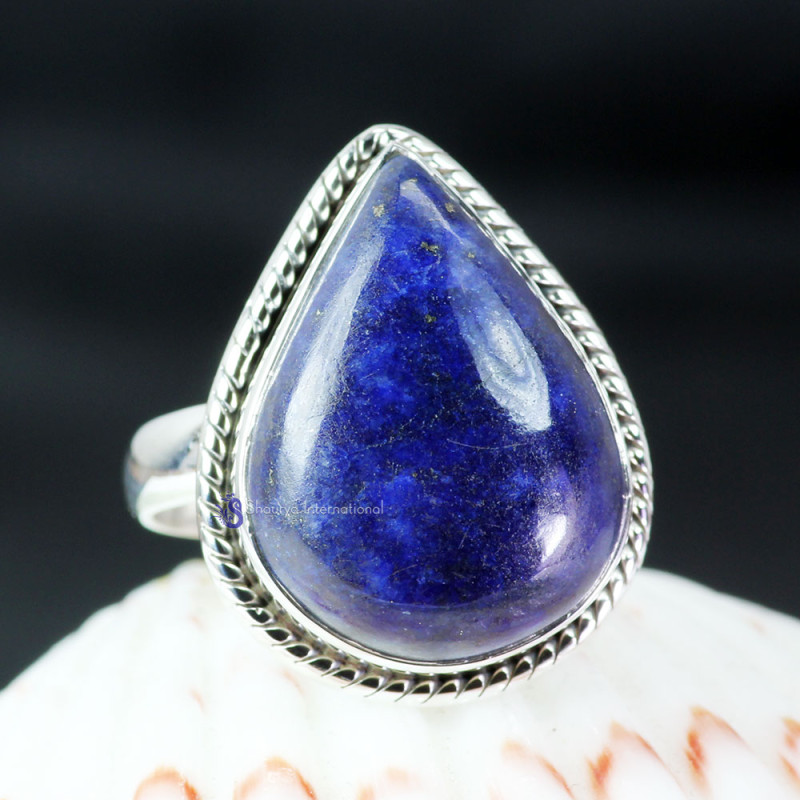 LAPIS B - LPS991- 925 STERLING SILVER LAPIS GEMSTONE EXCLUSIVE RINGS MADE LAPIS B - LPS991- 925 STERLING SILVER LAPIS GEMSTONE EXCLUSIVE RINGS MADE