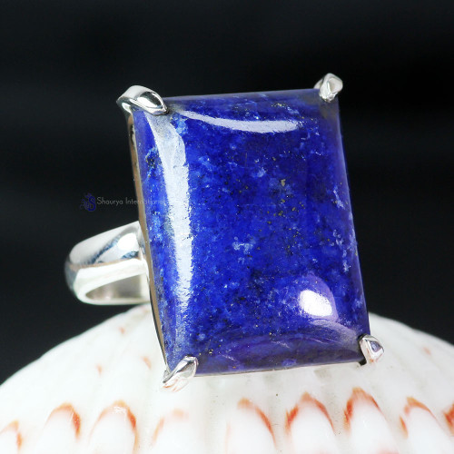 LAPIS O - LPS991- 925 STERLING SILVER LAPIS GEMSTONE EXCLUSIVE RINGS MADE