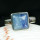 KYNITE CAB O - PSR837- NATURAL KYNITE CAB GEMSTONE PLAIN SETTING RINGS MADE IN