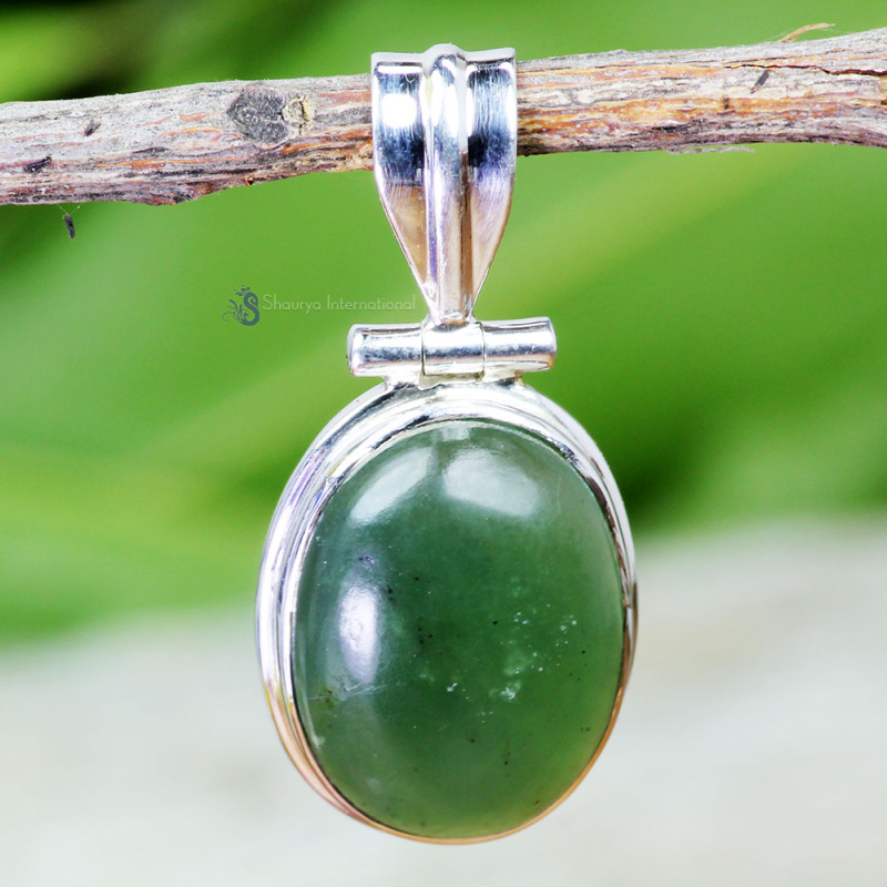 SERPENTINE A - STS999- 925 STERLING SILVER SERPENTINE GEMSTONE TRENDY PENDANTS SERPENTINE A - STS999- 925 STERLING SILVER SERPENTINE GEMSTONE TRENDY PENDANTS