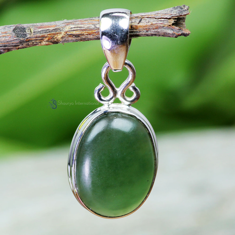SERPENTINE C - STS997- SERPENTINE GEMSTONE LIGHT WEIGHT PENDANTS WITH 925 STERL SERPENTINE C - STS997- SERPENTINE GEMSTONE LIGHT WEIGHT PENDANTS WITH 925 STERL