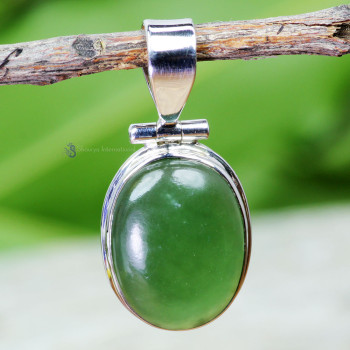 SERPENTINE F - STS997- SERPENTINE GEMSTONE LIGHT WEIGHT PENDANTS WITH 925 STERL