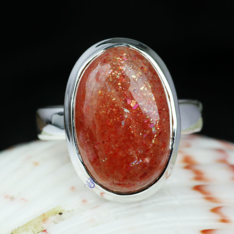SUN STONE A - SST991- NATURAL SUN STONE FANTASTIC DESIGNER RINGS MADE IN 925 S SUN STONE A - SST991- NATURAL SUN STONE FANTASTIC DESIGNER RINGS MADE IN 925 S