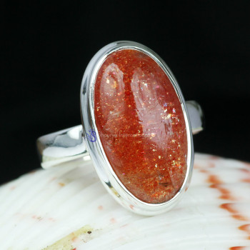 SUN STONE A - SST990- 925 STERLING SILVER BEAUTIFUL SUN STONE RINGS MADE IN IN SUN STONE A - SST990- 925 STERLING SILVER BEAUTIFUL SUN STONE RINGS MADE IN IN