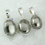 PYRITE CAB E - DOM985- NEW PYRITE CAB GEMSTONE WHOLESALE LOT OF BEAUTIFUL PENDA