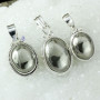 PYRITE CAB O - DOM985- NEW PYRITE CAB GEMSTONE WHOLESALE LOT OF BEAUTIFUL PENDA