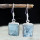 AQUAMARINE ROUGH B - AQR992- NATURAL AQUAMARINE ROUGH GEMSTONE NEW COLLECTION OF EARR