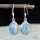 AQUAMARINE ROUGH H - AQR992- NATURAL AQUAMARINE ROUGH GEMSTONE NEW COLLECTION OF EARR