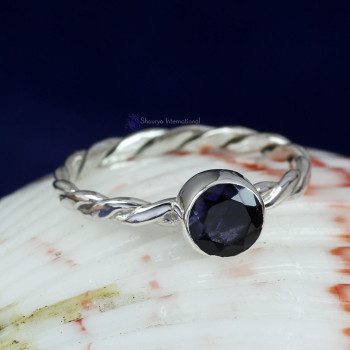 IOLITE CUT C - PSR830- LIGHT WEIGHT NATURAL GEMSTONE BEAUTIFUL RINGS MADE IN 92 IOLITE CUT C - PSR830- LIGHT WEIGHT NATURAL GEMSTONE BEAUTIFUL RINGS MADE IN 92
