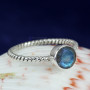 LABRADORITE D - PSR829- LOVELY PLAIN RINGS  OF NATURAL GEMSTONE MADE IN 925 STER