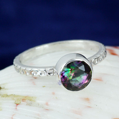 MYSTIC O - PSR828- NATURAL GEMSTONE LIGHT WEIGHT BEAUTIFUL DESIGNER RINGS M