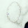 ROSE QUARTZ C - SBB906- 925 STERLING SILVER NATURAL GEMSTONE TRENDY BRACELET MAD