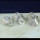 RAINBOW MOONSTONE D - CMJ904- NATURAL GEMSTONE 3 PCS RINGS WHOLESALE LOT