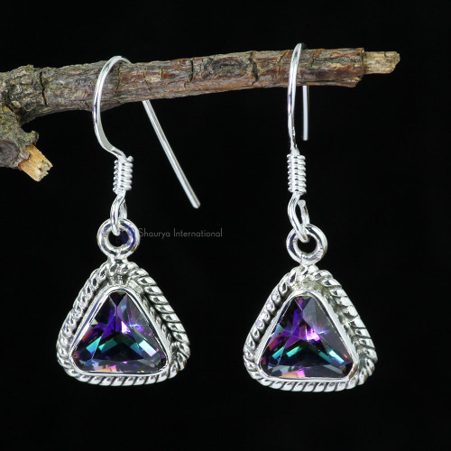 MYSTIC A - XSE957- INDIAN FACTORY MADE TRENDY EARRINGS WITH NATURAL GEMSTON MYSTIC A - XSE957- INDIAN FACTORY MADE TRENDY EARRINGS WITH NATURAL GEMSTON