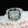 GREEN AMETHYST CUT C - BDR959- WONDERFUL GREEN AMETHYST CUT GEMSTONE RINGS MADE IN 925