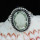 GREEN AMETHYST CUT D - BDR959- WONDERFUL GREEN AMETHYST CUT GEMSTONE RINGS MADE IN 925