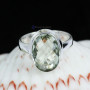GREEN AMETHYST CUT I - BDR959- WONDERFUL GREEN AMETHYST CUT GEMSTONE RINGS MADE IN 925