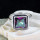 MYSTIC C - BDR958- LOVELY DESIGNER MYSTIC GEMSTONE RINGS MADE IN 925 STERLI