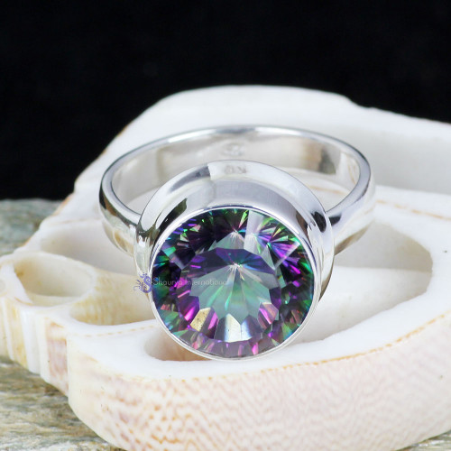MYSTIC O - BDR958- LOVELY DESIGNER MYSTIC GEMSTONE RINGS MADE IN 925 STERLI