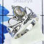 LABRADORITE F - BDR955- NEW DESIGNER NATURAL LABRADORITE GEMSTONE RINGS MADE IN