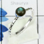 LABRADORITE L - BDR955- NEW DESIGNER NATURAL LABRADORITE GEMSTONE RINGS MADE IN