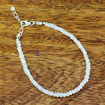 RAINBOW MOONSTONE O - BBS998- EXCLUSIVE NATURAL GEMSTONE BEADS BRACELETS MADE IN 925 S RAINBOW MOONSTONE O - BBS998- EXCLUSIVE NATURAL GEMSTONE BEADS BRACELETS MADE IN 925 S