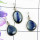 KYNITE CAB G - SBP895- NATURAL GEMSTONE BEAUTIFUL 3PCS BEZEL PENDANTS SET MADE 