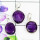AMETHYST CUT O - SBP895- NATURAL GEMSTONE BEAUTIFUL 3PCS BEZEL PENDANTS SET MADE 