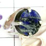 SPECTROLITE I - PSR814-925 STERLING SILVER NATURAL GEMSTONE BEAUTIFUL PLAIN SETT