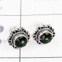 MYSTIC QUARTZ O - BLE995-BEAUTIFUL DESIGNED STUD EARRING WITH 925 STERLING SILVER