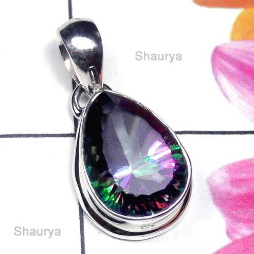 Mystic B - ISP975-Mystic Quartz Precious Pendant Mystic B - ISP975-Mystic Quartz Precious Pendant