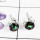 MYSTIC QUARTZ G - BLE988-PLAIN STUD EARRINGS MADE IN 925 STERLING SILVER MULTI GEM