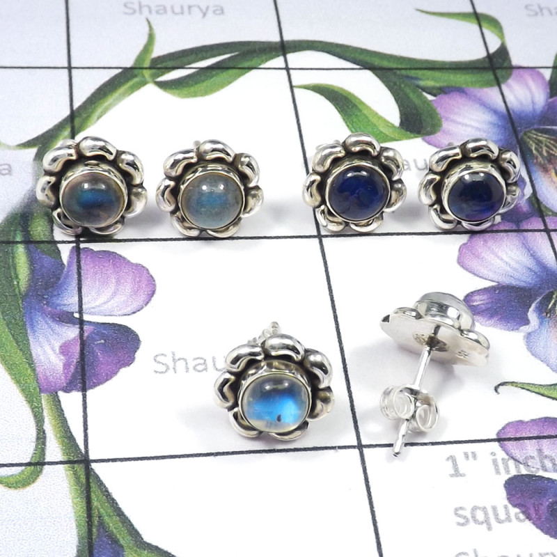 3pcs Labradorite,Kyanite,Moonstone Lot C - SSE879-925 Sterling Silver Wholesale 3Pcs Designer Stud Earrings 3pcs Labradorite,Kyanite,Moonstone Lot C - SSE879-925 Sterling Silver Wholesale 3Pcs Designer Stud Earrings