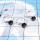 3Pcs Smoky A - SCR878-Wholesale 3Pcs Casting Designer Rings Lot Manufactured 92
