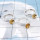 3Pcs Citrine cut C - SCR878-Wholesale 3Pcs Casting Designer Rings Lot Manufactured 92