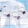 3Pcs Amethyst Cut E - SCR878-Wholesale 3Pcs Casting Designer Rings Lot Manufactured 92