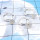 3Pcs Rainbow Moonstone F - SCR878-Wholesale 3Pcs Casting Designer Rings Lot Manufactured 92