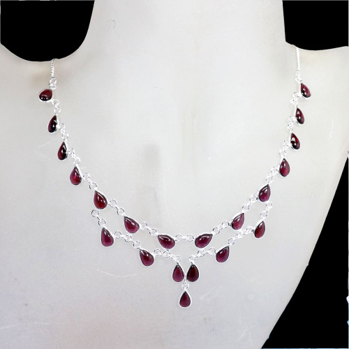 Petroleum Cab F - BZN988-Fabulous Designer 925 Solid Sterling Silver  Bezal Neckla