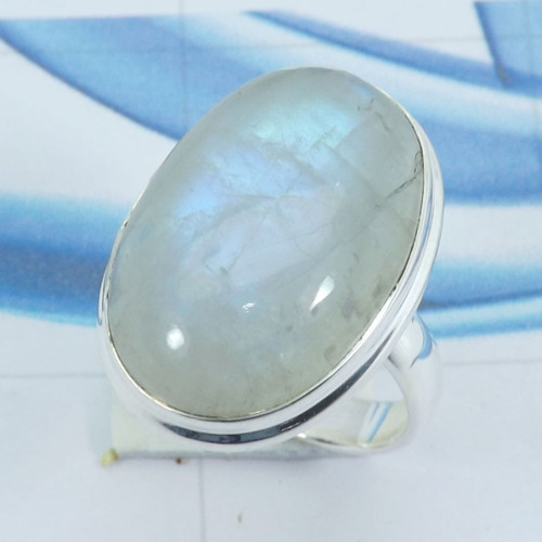 Rainbow Moonstone F - PSR812-925 Sterling Silver Fashionable Design Rainbow Moonstone Rainbow Moonstone F - PSR812-925 Sterling Silver Fashionable Design Rainbow Moonstone