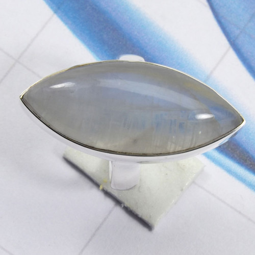 Rainbow Moonstone H - PSR812-925 Sterling Silver Fashionable Design Rainbow Moonstone Rainbow Moonstone H - PSR812-925 Sterling Silver Fashionable Design Rainbow Moonstone