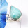 Larimar Stacking Ring D - STK983-Preety Womens Stacking Rings of Origianl Larimar Gemstone