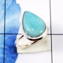 Larimar Stacking Ring F - STK983-Preety Womens Stacking Rings of Origianl Larimar Gemstone