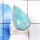Larimar Stacking Ring D - STK982-Graceful Stacking Rings of Natural Larimar Gemstone & 925