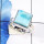 Larimar Stacking Ring O - STK982-Graceful Stacking Rings of Natural Larimar Gemstone & 925